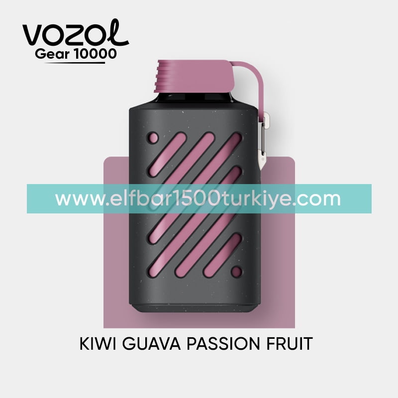 Vozol Gear 10000 Kiwi Guava Passion Fruit